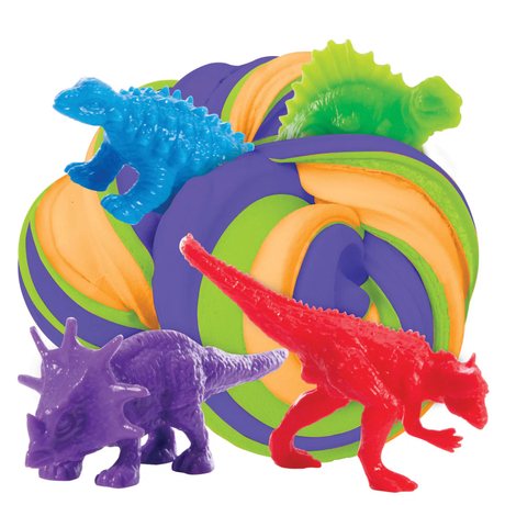 Colours and designs available in the Buttery Putty - Dino range