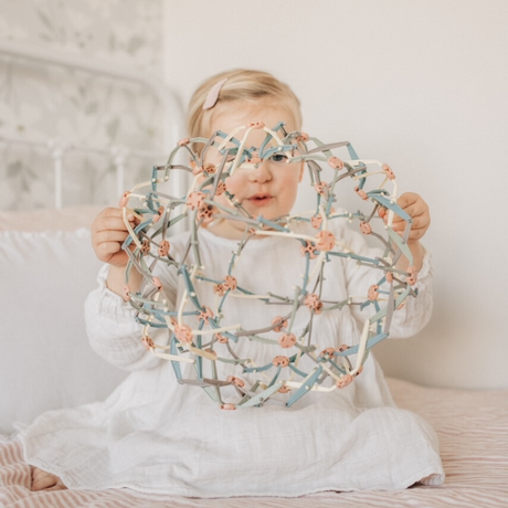 Mindful and Co Kids Mindfulness Breathing Ball for Kids in use by a child