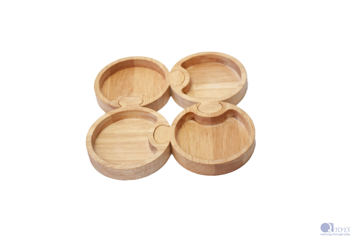 Round Puzzle Trays