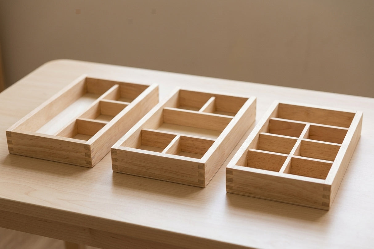 Montessori Sorting Trays Set of 3