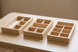 Montessori Sorting Trays Set of 3