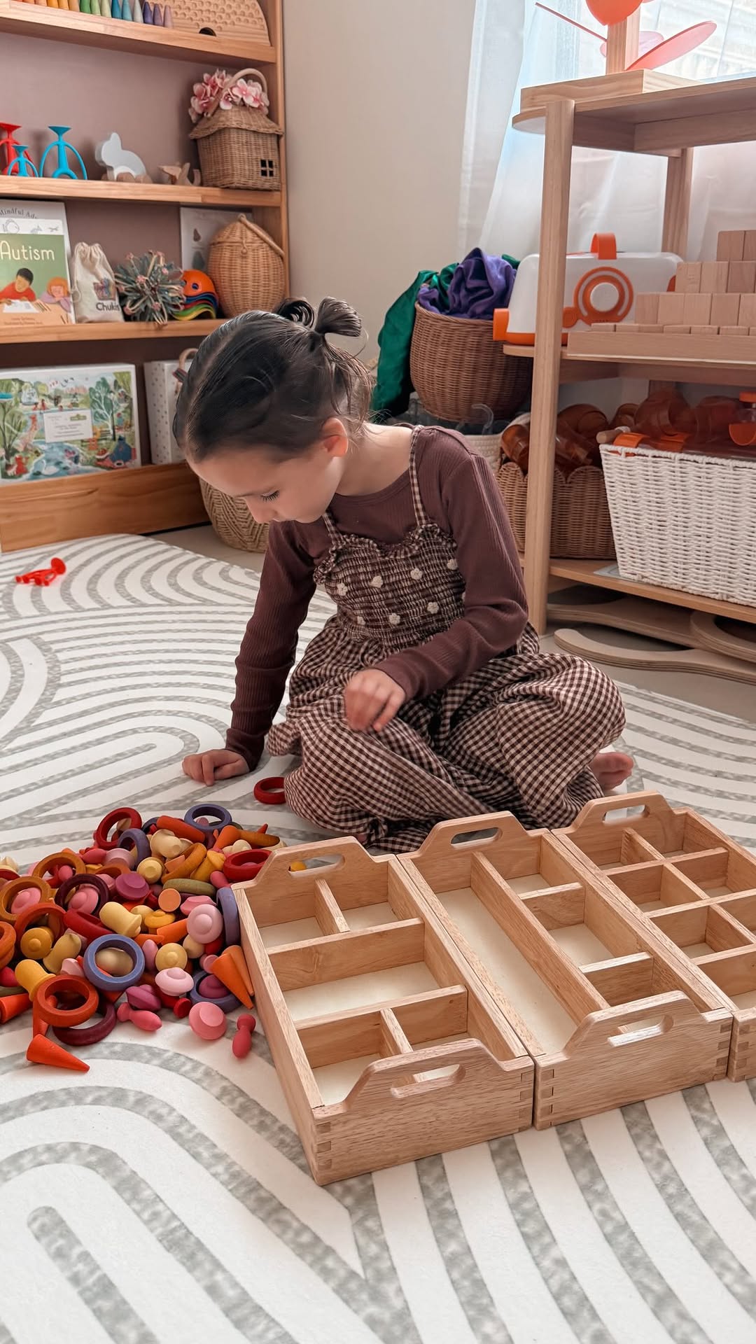 Montessori Sorting Trays Set of 3