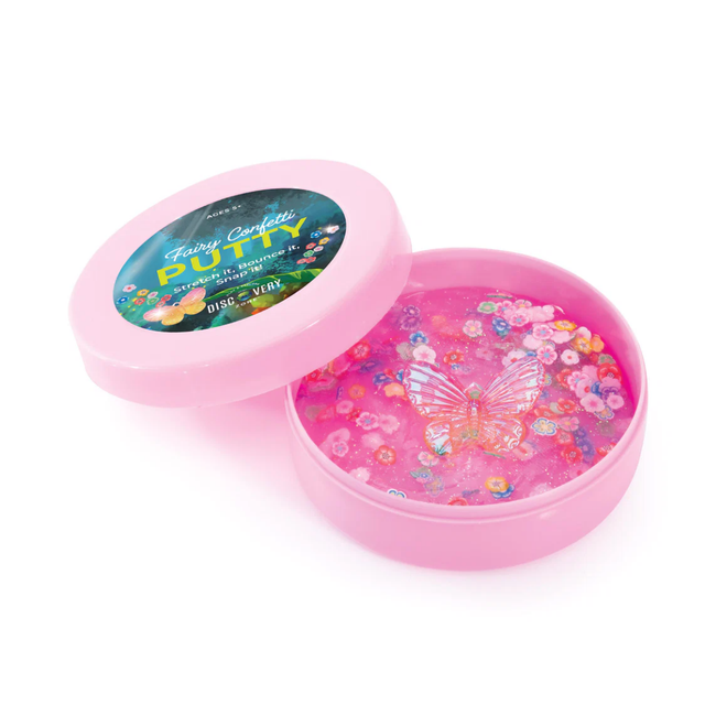 Fairy Confetti Putty Pink
