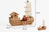 Wooden Pirate ship