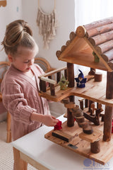 Cottage Wooden Doll House