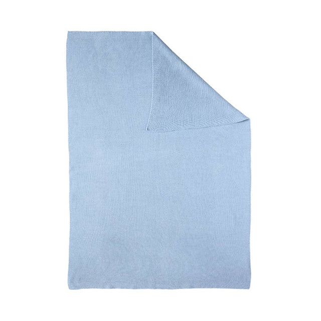 Pram Knitted Blanket - Celestial Blue