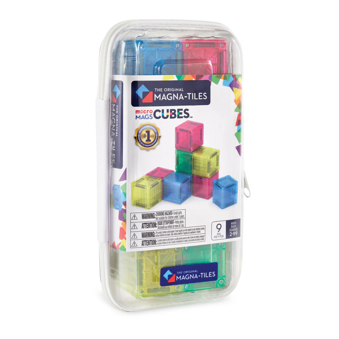 MAGNA-TILES® - microMAGS - Cubes 9-Piece Magnetic Set