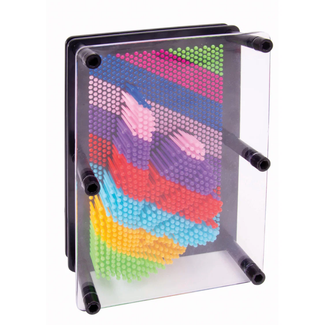 Rainbow Pin Art Multi-Coloured