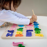 ABC (Lowercase) Chunky and Tracing Puzzle-Educational Play-My Happy Helpers