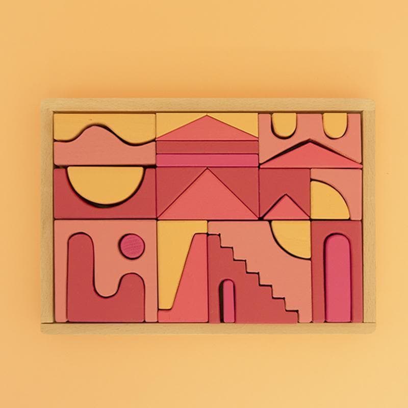 Abstract Desert Puzzle-Construction Play-My Happy Helpers