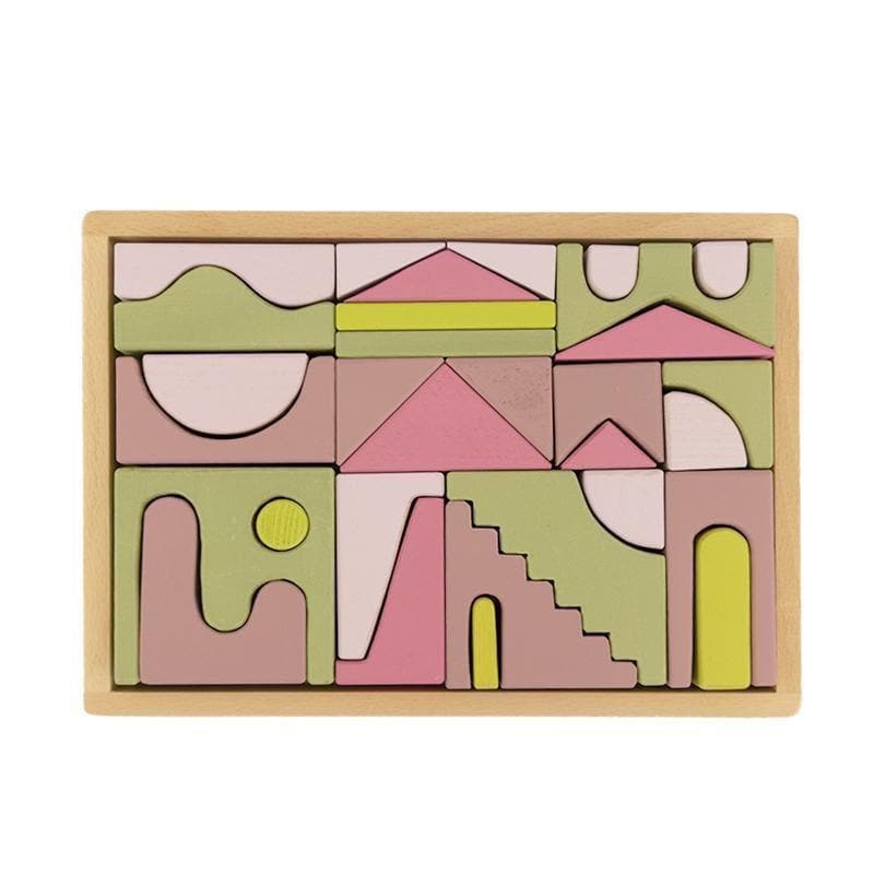Abstract Forest Puzzle-Construction Play-My Happy Helpers