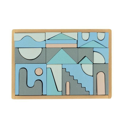 Abstract Ocean Puzzle-Construction Play-My Happy Helpers