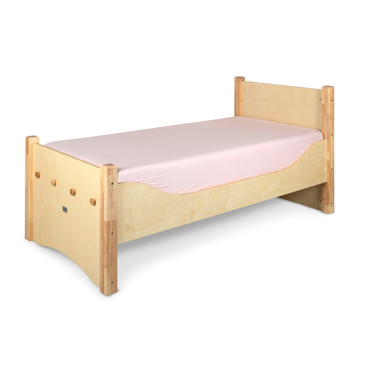 Adjustable Floor Bed- Varnished Birch