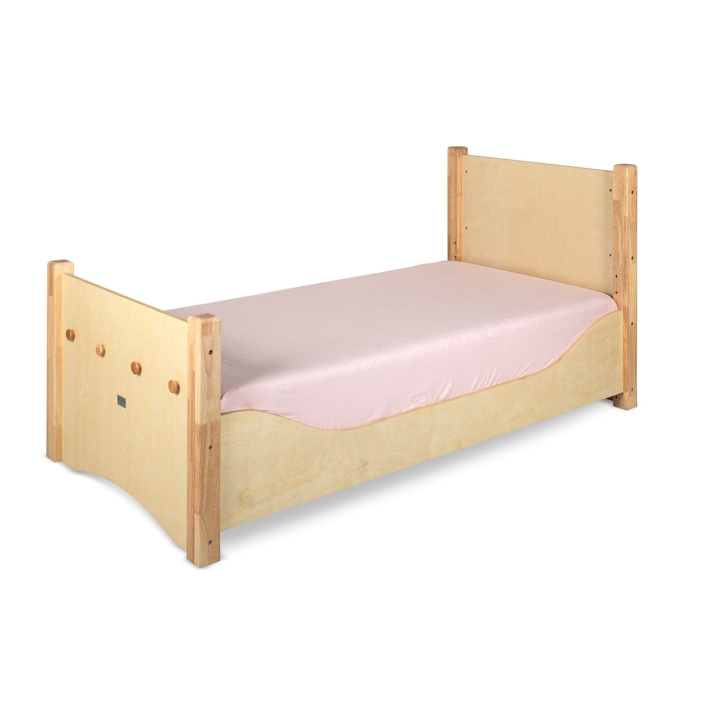 Adjustable Floor Bed- Varnished Birch-Furniture & Décor-My Happy Helpers