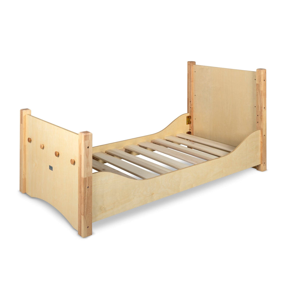 Adjustable Floor Bed- Varnished Birch