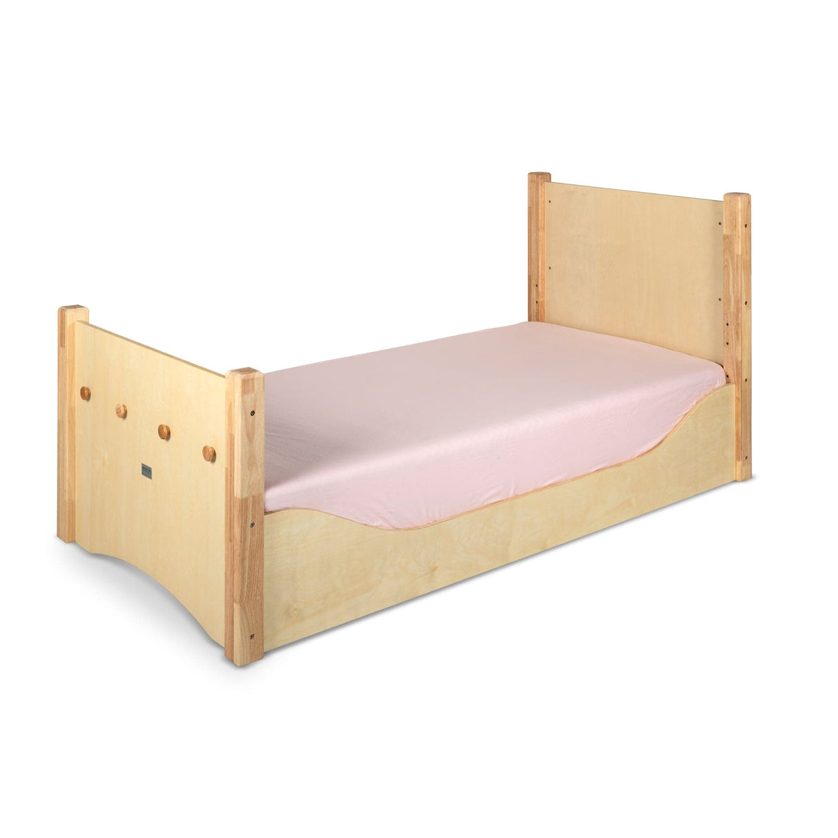 Adjustable Floor Bed- Varnished Birch