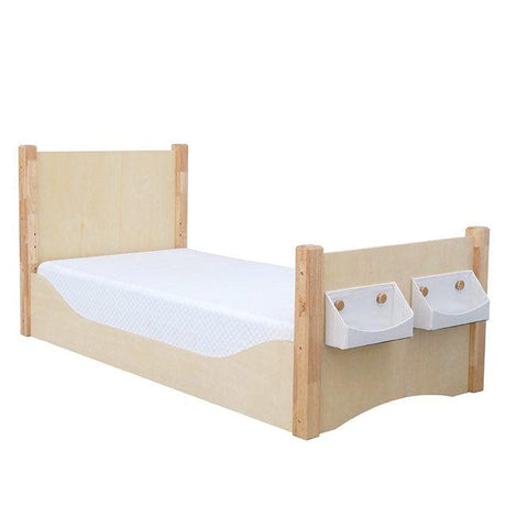 Adjustable Floor Bed - White Baskets-Furniture & Décor-My Happy Helpers