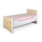 Adjustable White Birch Floor Bed - White Baskets-Furniture & Décor-My Happy Helpers
