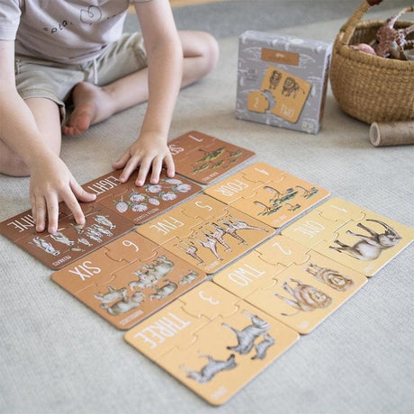 Africa Counting Puzzle-Educational Play-My Happy Helpers
