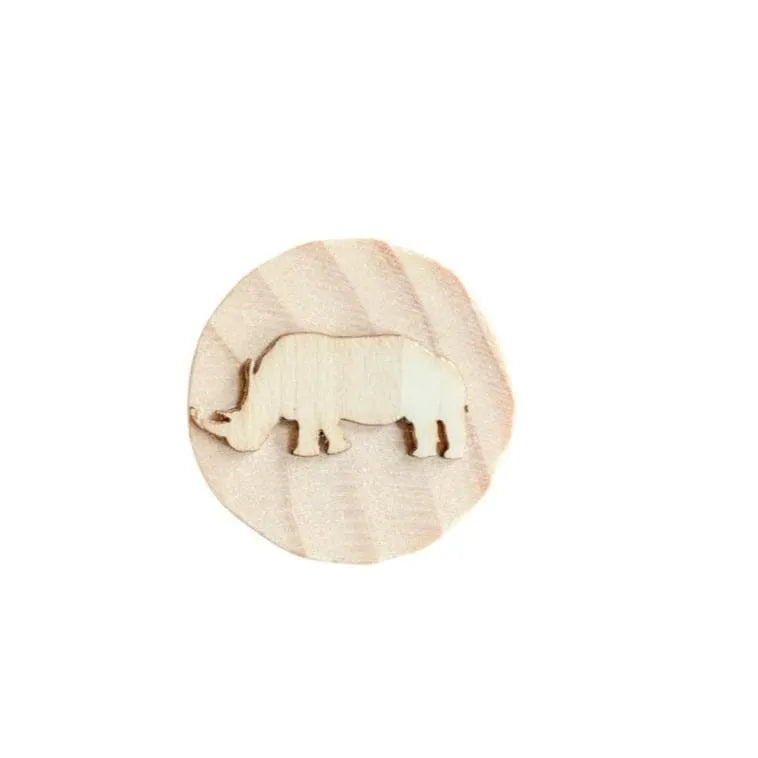 African Animal Playdough Stamps