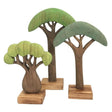 African Trees Coloured - 3pc-Small World Play-My Happy Helpers