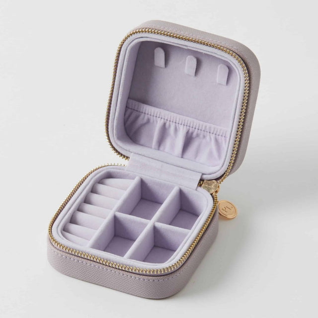 Ambrosia Square Jewellery Case - Lilac