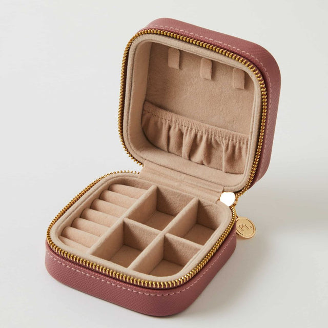 Ambrosia Square Jewellery Case - Rosewood