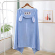 Animal Hooded Towel - Baby Blue