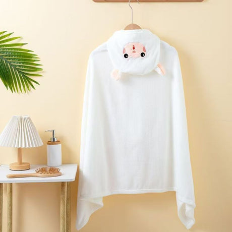 Animal Hooded Towel - Cream