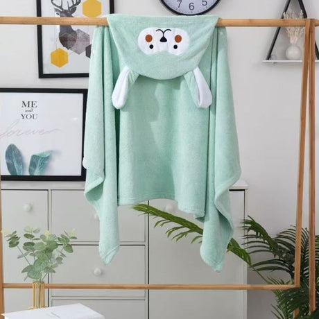 Animal Hooded Towel - Green