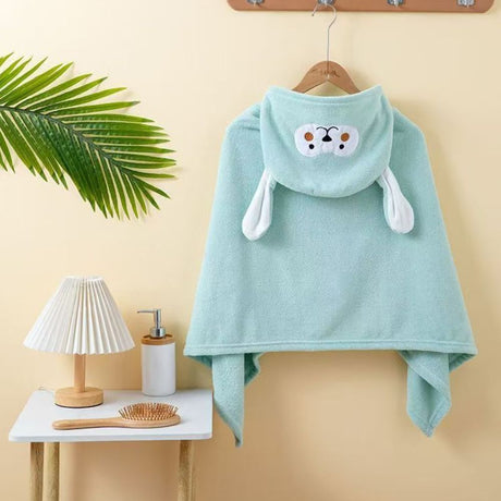 Animal Hooded Towel - Green