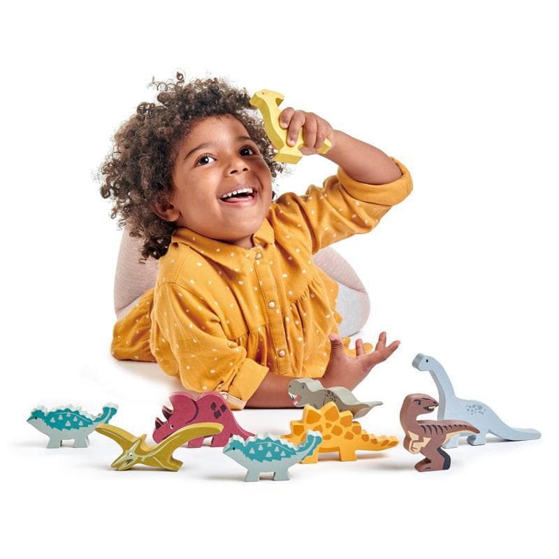 Tender Leaf Ankylosaurus Wooden Dinosaur – some kids love cars and dolls, but others love collecting dinosaurs