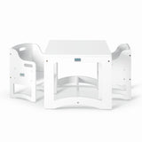 Aspire Montessori Table & 4 Chairs - White