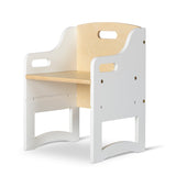 Aspire Montessori Table & 4 Chairs - White & Varnish-Furniture & Décor-My Happy Helpers
