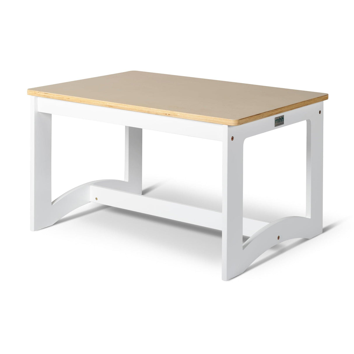 Aspire Montessori Table - White & Varnish