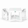 Aspire Table & 2 Chairs - White