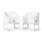 Aspire Weaning Chair Twin Pack - White-Furniture & Décor-My Happy Helpers