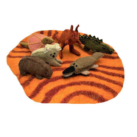 Aussie Animals+ Outback Mat/7pc-Small World Play-My Happy Helpers