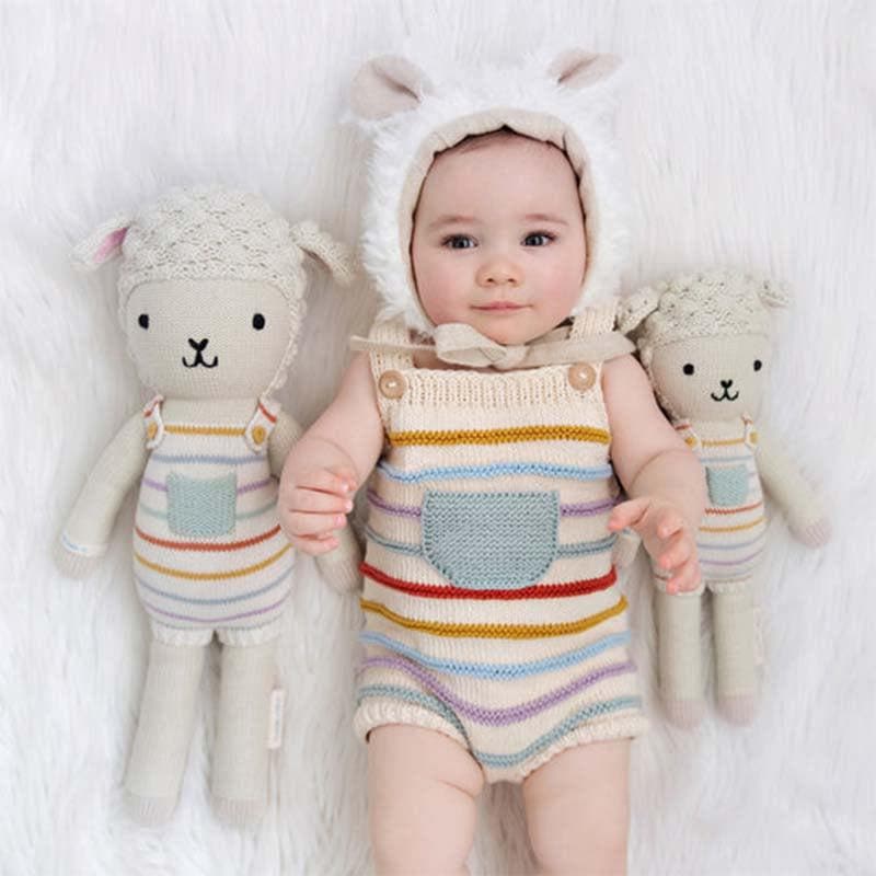 Close-up detail of the Avery the Lamb