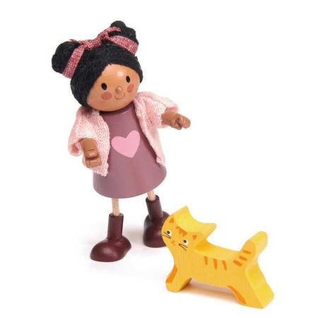 Ayana with Flexible Limbs & Her Cat-Imaginative Play-My Happy Helpers