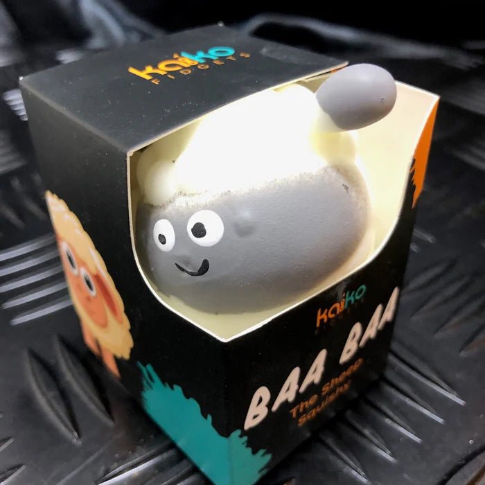 Close-up detail of the Baa the Squishy Sheep