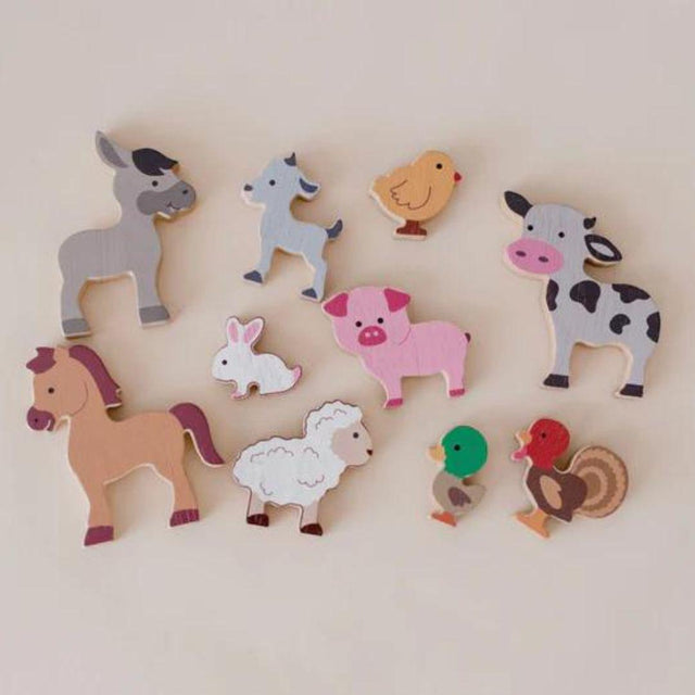 Baby Farm Animals - Set of 10