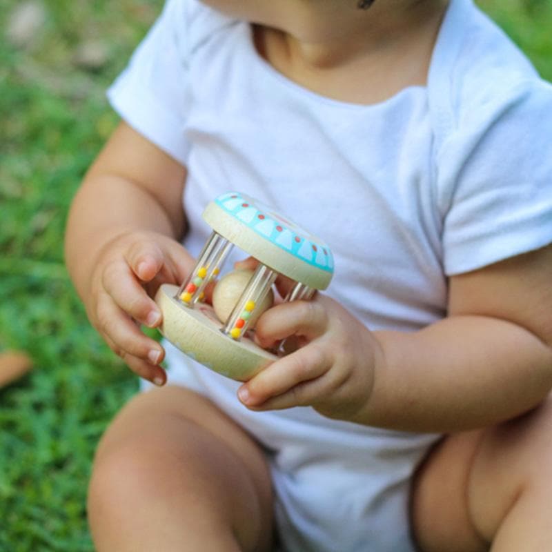 Close-up detail of the Babyshaki Rattle