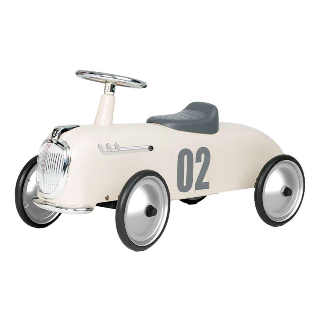 Baghera | Roadster Ivory White Ride-on for Kids – My Happy Helpers