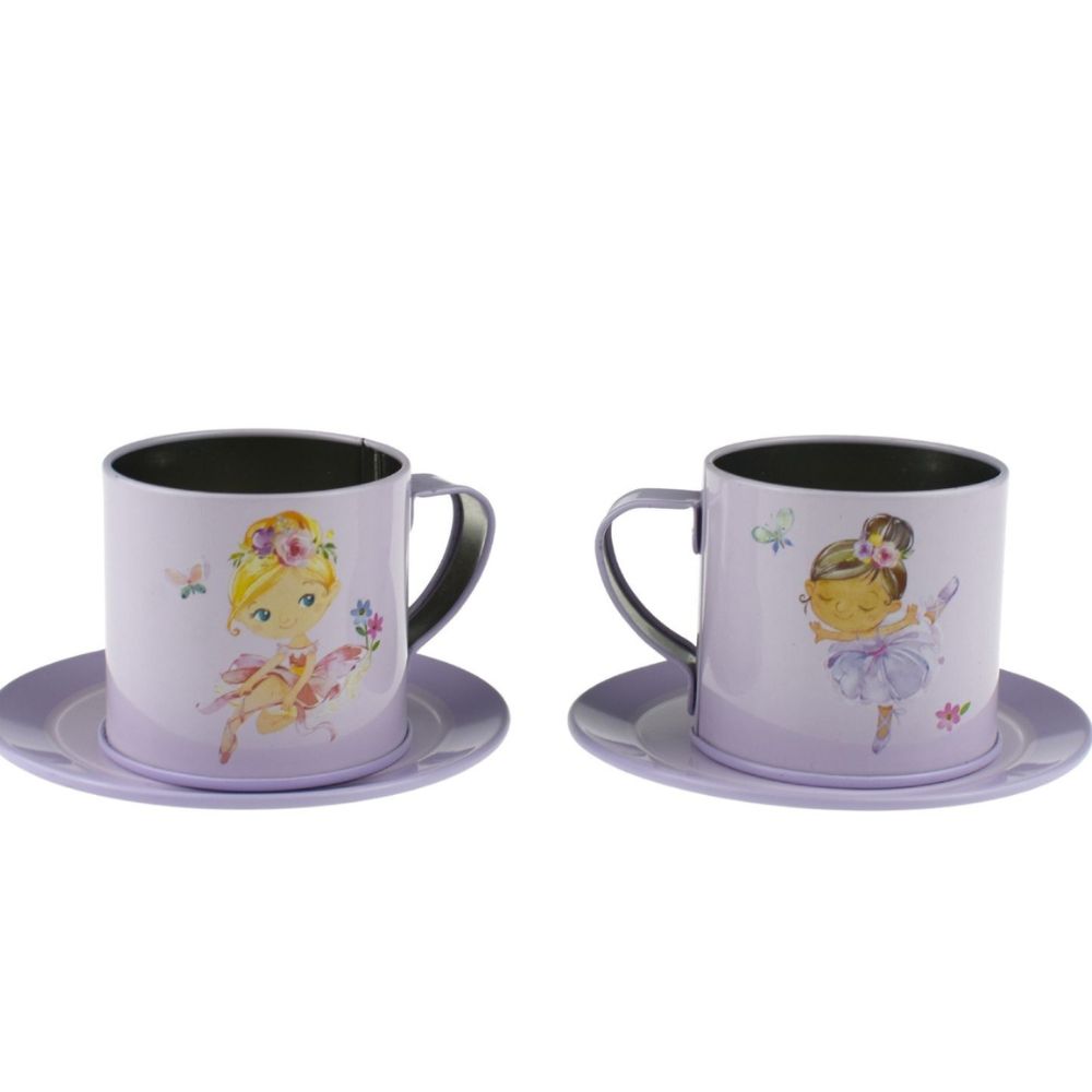 Ballerina Tin Tea Mug Set 13pcs