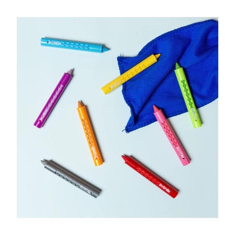 Close-up detail of the Bath Crayons - Mixed Colours