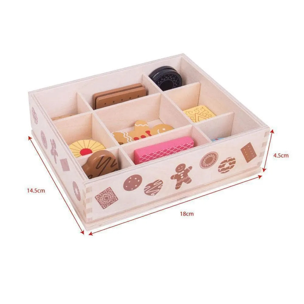 Bigjigs Wooden Box of Biscuits
