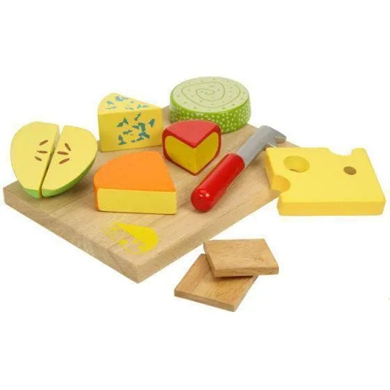Bigjigs Bigjigs Wooden Cheese Board Food Set play kitchen toy – fromage, anyone?