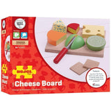 Bigjigs Wooden Cheese Board Food Set-Kitchen Play-My Happy Helpers