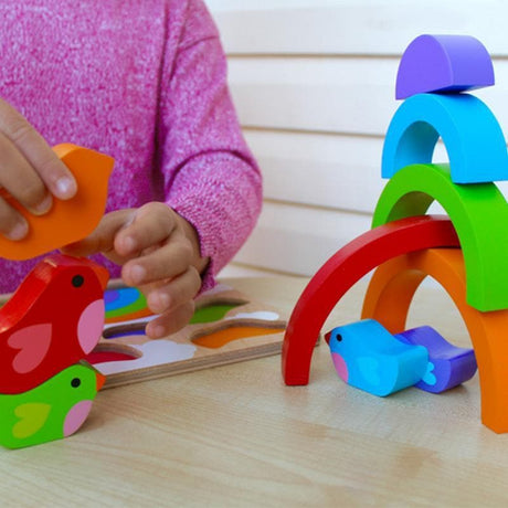 Bird And Rainbow Puzzle-Educational Play-My Happy Helpers